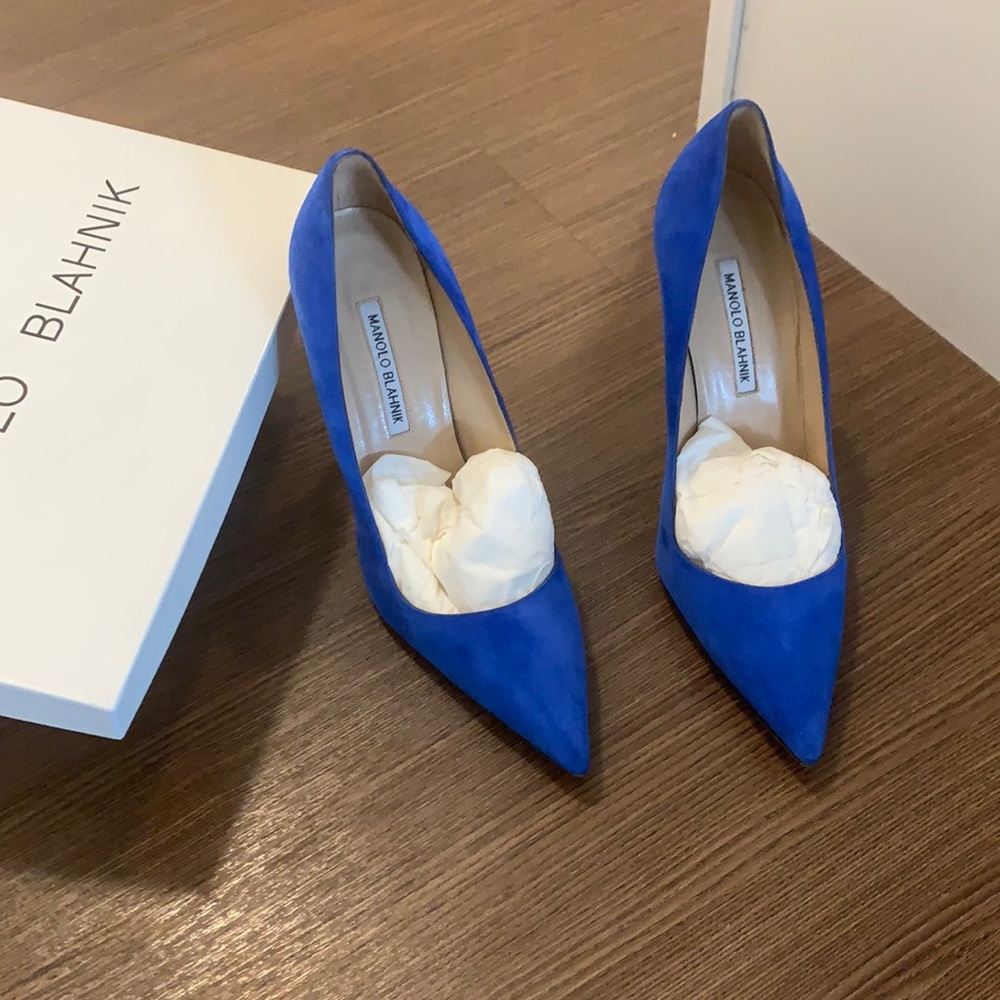Manolo suede pumps 39.5